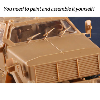 I Love Kit 1/35 63524 German DINGO2 GE A2.3 Armored Conveyor Vehicle Static Plastic Model Kit Military Transport Unassembled