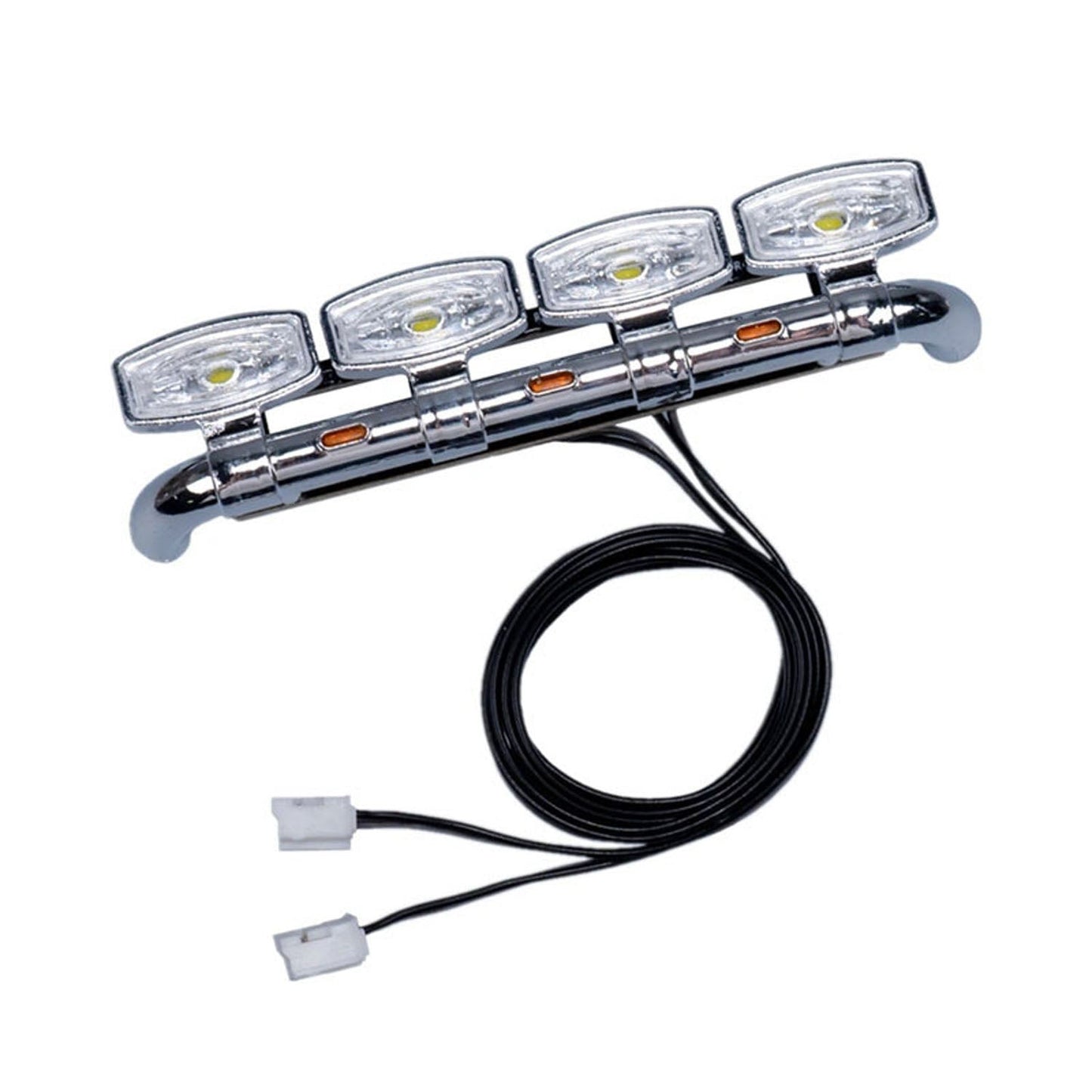 1/14 Plastic Front Face 5V Spotlight for DIY Tamiya SC 770S Remote Control Tractor Truck 56368 56371 RC Lorry Car Model Parts