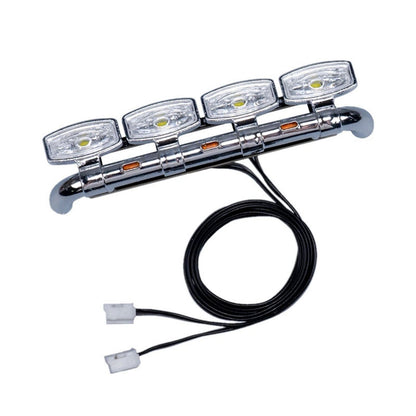 1/14 Plastic Front Face 5V Spotlight for DIY Tamiya SC 770S Remote Control Tractor Truck 56368 56371 RC Lorry Car Model Parts