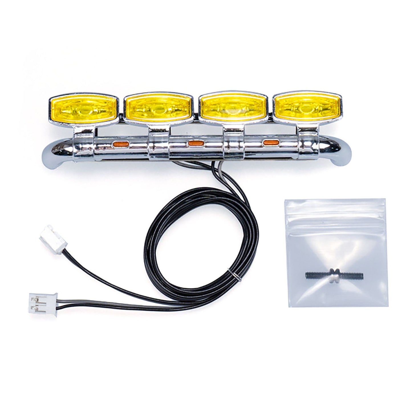 1/14 Plastic Front Face 5V Spotlight for DIY Tamiya SC 770S Remote Control Tractor Truck 56368 56371 RC Lorry Car Model Parts