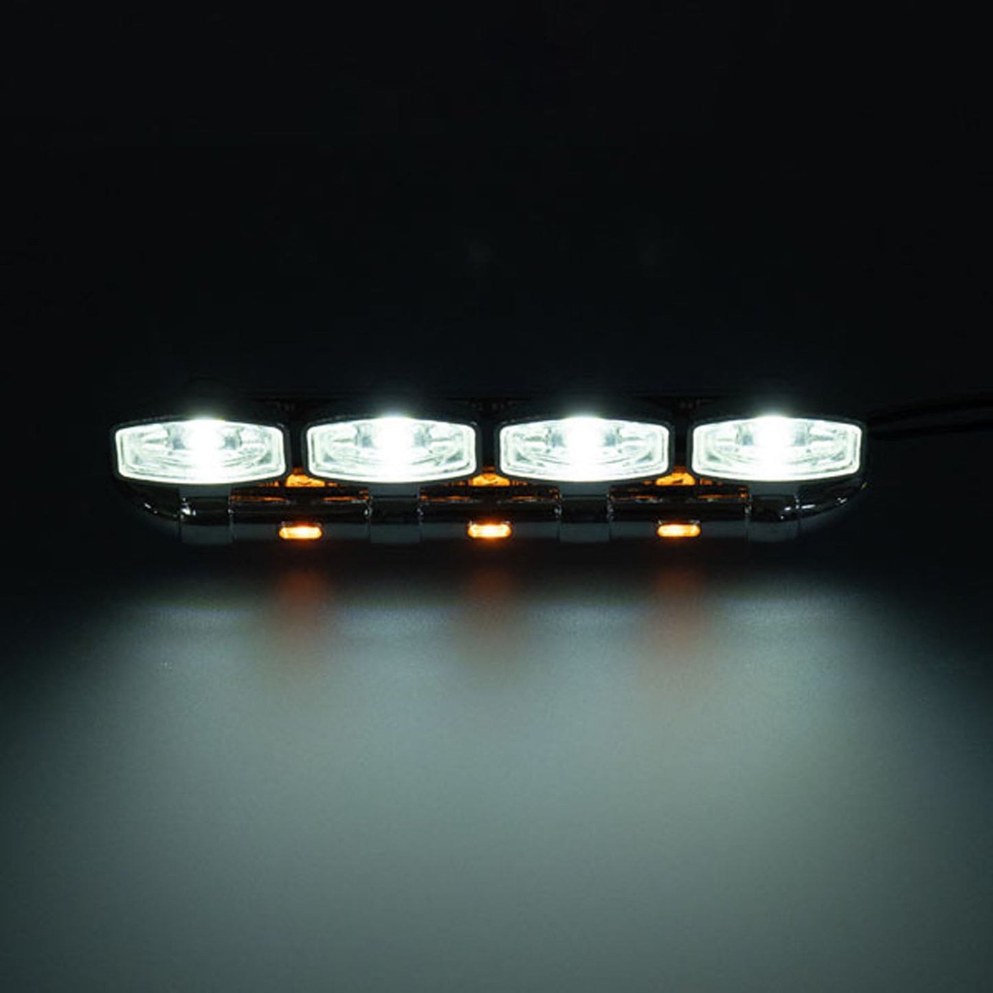 1/14 Plastic Front Face 5V Spotlight for DIY Tamiya SC 770S Remote Control Tractor Truck 56368 56371 RC Lorry Car Model Parts