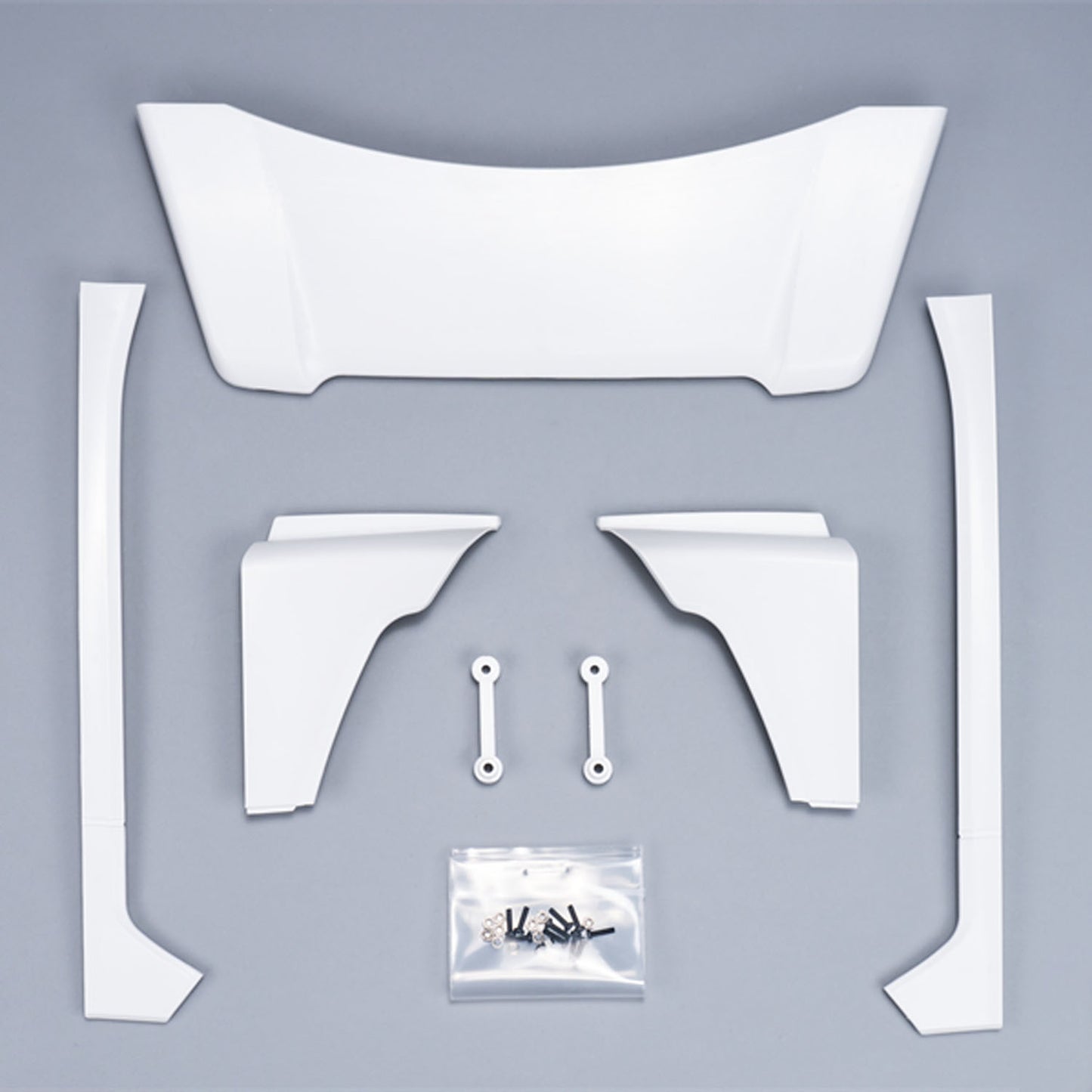 ABS Narrow Rear Spoiler Wing for DIY 1/14 Remote Control Tractor Truck 770S 56368 56373 RC Lorry Vehicle Model Car
