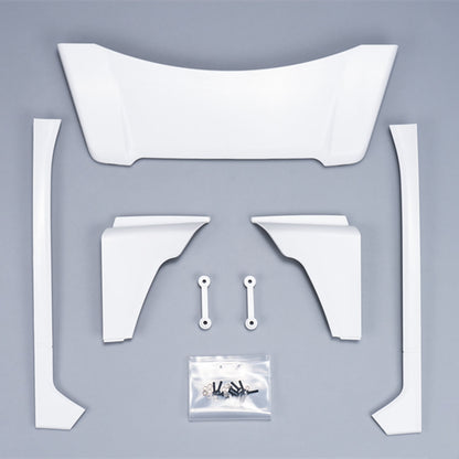 ABS Narrow Rear Spoiler Wing for DIY 1/14 Remote Control Tractor Truck 770S 56368 56373 RC Lorry Vehicle Model Car
