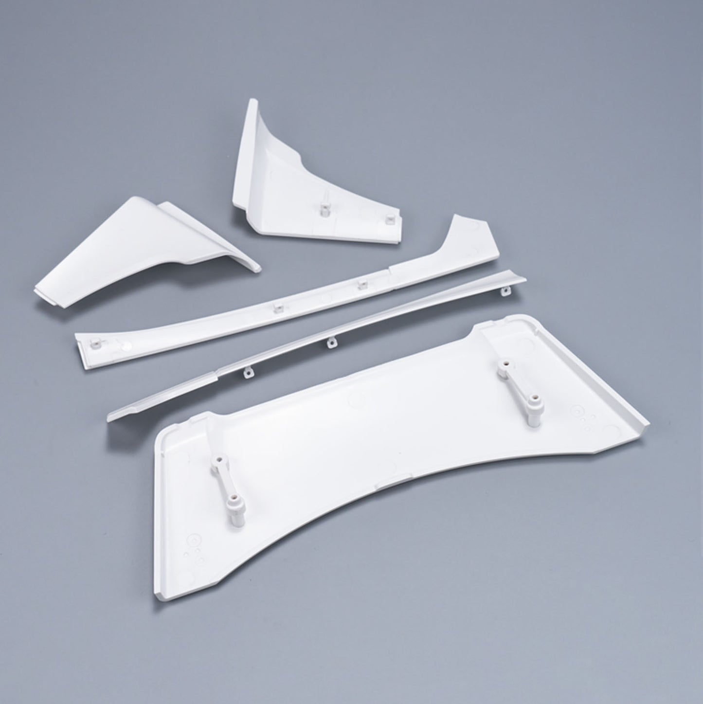 ABS Narrow Rear Spoiler Wing for DIY 1/14 Remote Control Tractor Truck 770S 56368 56373 RC Lorry Vehicle Model Car