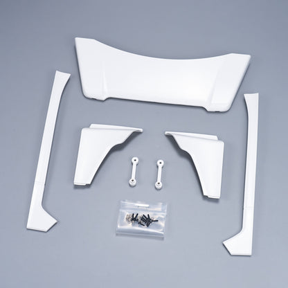 ABS Narrow Rear Spoiler Wing for DIY 1/14 Remote Control Tractor Truck 770S 56368 56373 RC Lorry Vehicle Model Car