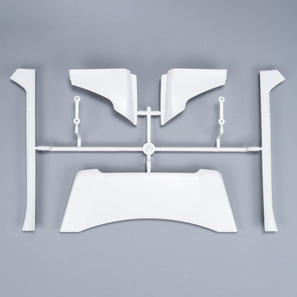 ABS Narrow Rear Spoiler Wing for DIY 1/14 Remote Control Tractor Truck 770S 56368 56373 RC Lorry Vehicle Model Car