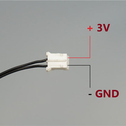 2.2V-3V Plastic LED Spotlight Lamp for DIY TAMIYA 1/14 RC Tractor Truck Crawler Off Road Car Excavator Loader Dozer Lorry Model