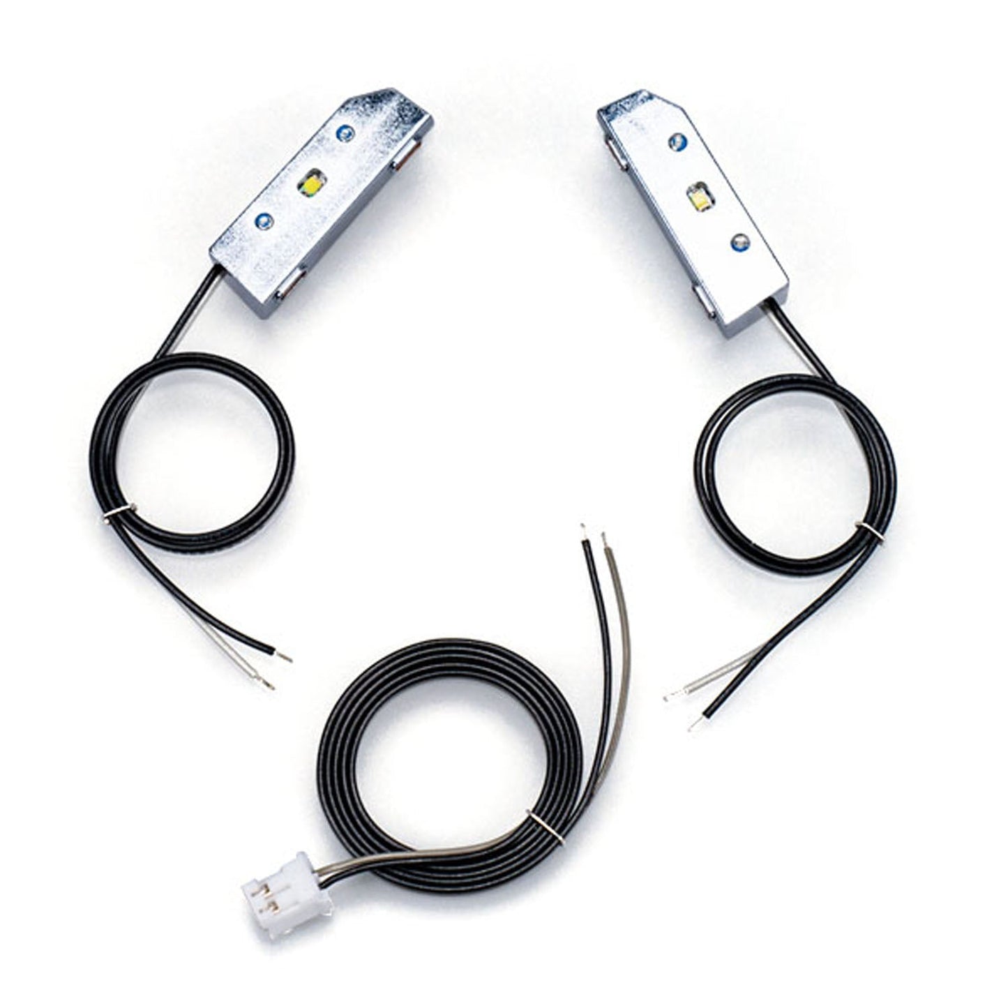 3V-5V Foot Pedal Light Metal LED Lamp for 1:14 DIY TAMIYA Remote Control Tractor Truck 770S 56368 56371 RC Lorry Model Vehicle