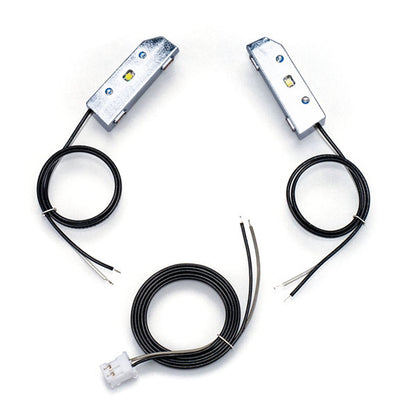 3V-5V Foot Pedal Light Metal LED Lamp for 1:14 DIY TAMIYA Remote Control Tractor Truck 770S 56368 56371 RC Lorry Model Vehicle