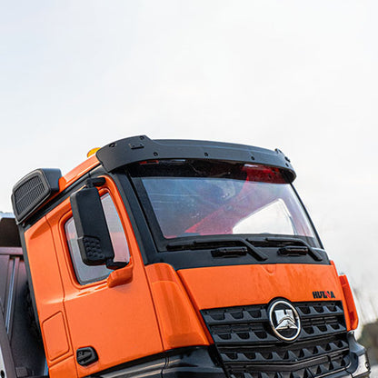 US Stock 1/14 HUINA 1598 2.4G Remote Control Dumper 6*6 Engineering Transport Vehicle Lifting Rod Tipper Car Light Sound Battery Toys