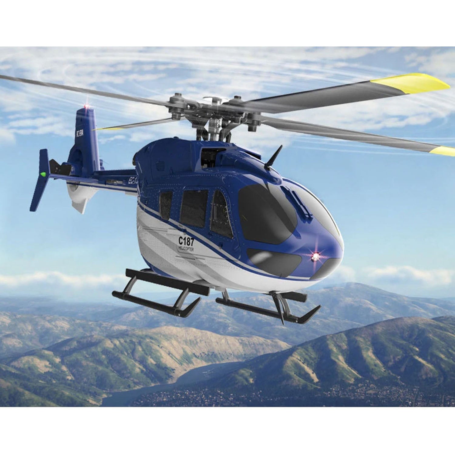 ERA C18 EC13 スケール 4CH RC ヘリコプタージャイロスコープ RC ERA Remote Control Helicopter C187 Gyroscope Stabilization