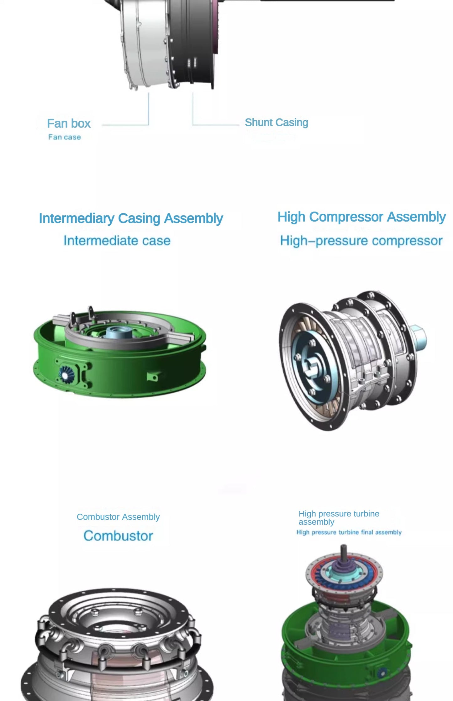 In Stock TECHING DIY Scale Electric Aircraft Airplane Metal Turbofan Engine Model Collectibles DM119 Unassembled KIT 1000+Pcs Battery