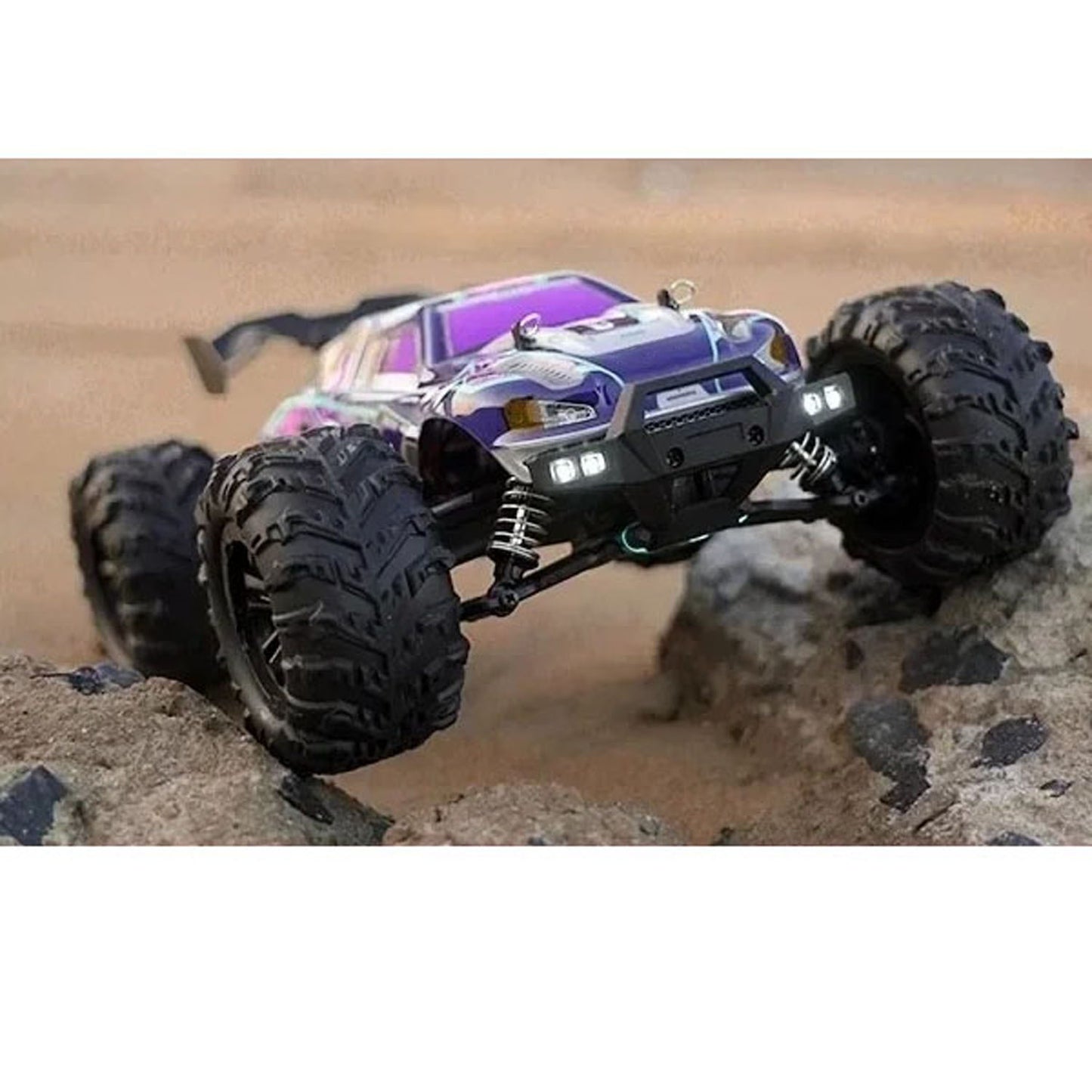 In Stock SCY 16101 1/16 4x4 Radio Controlled Monster Truck RC Off-Road Car Muti-Terrain Brushed Motor ESC Light Battery RTR Vehicle Model