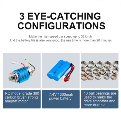 12 Inches Plastic 1/16 4X4 Remote Control Off Road Car SCY 16102 RC Monster Truck Pickup Metal Drive Shaft Charging Protection