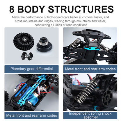 12 Inches Plastic 1/16 4X4 Remote Control Off Road Car SCY 16102 RC Monster Truck Pickup Metal Drive Shaft Charging Protection