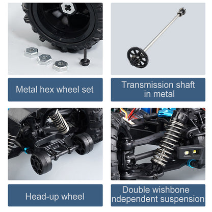 12 Inches Plastic 1/16 4X4 Remote Control Off Road Car SCY 16102 RC Monster Truck Pickup Metal Drive Shaft Charging Protection