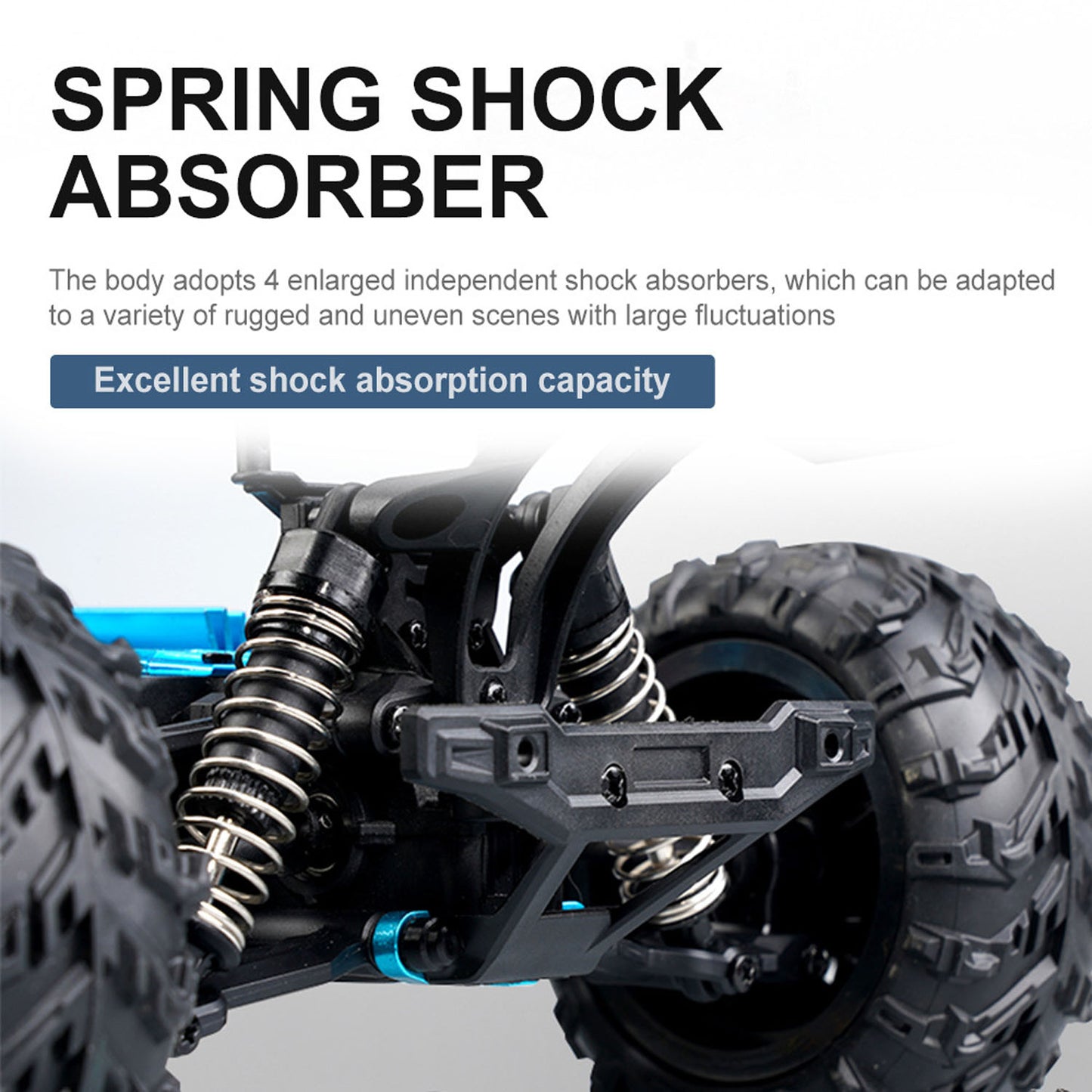 12 Inches Plastic 1/16 4X4 Remote Control Off Road Car SCY 16102 RC Monster Truck Pickup Metal Drive Shaft Charging Protection