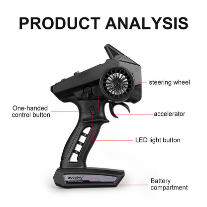 US Stock 12 Inches Plastic 1/16 4X4 Remote Control Off Road Car SCY 16102 RC Monster Truck Pickup Metal Drive Shaft Charging Protection