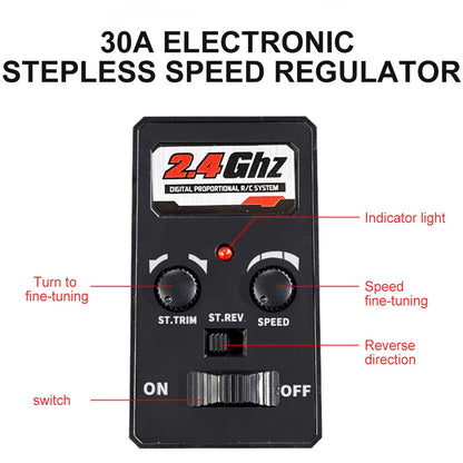 US Stock 12 Inches Plastic 1/16 4X4 Remote Control Off Road Car SCY 16102 RC Monster Truck Pickup Metal Drive Shaft Charging Protection