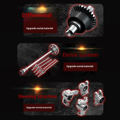 In Stock 1/16 SCY 16201Pro 4X4 Radio Controlled Off Road Vehicle RC Electric Car Spring Damping Metal CVD Drive Shaft High Speed Model