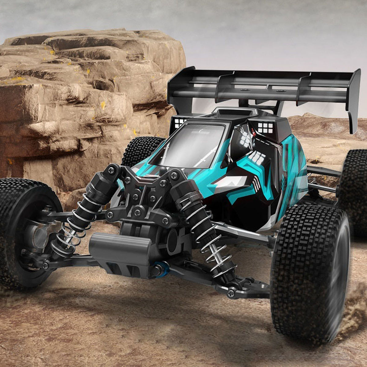 TOUCAN RC HOBBY Suchiyu 16202Pro 1/16 RWD Remote Control Off Road Vehicle SCY 35A ESC Splash Proof 17G Servo Electric Muti-Terrain RC Model Car LED Light