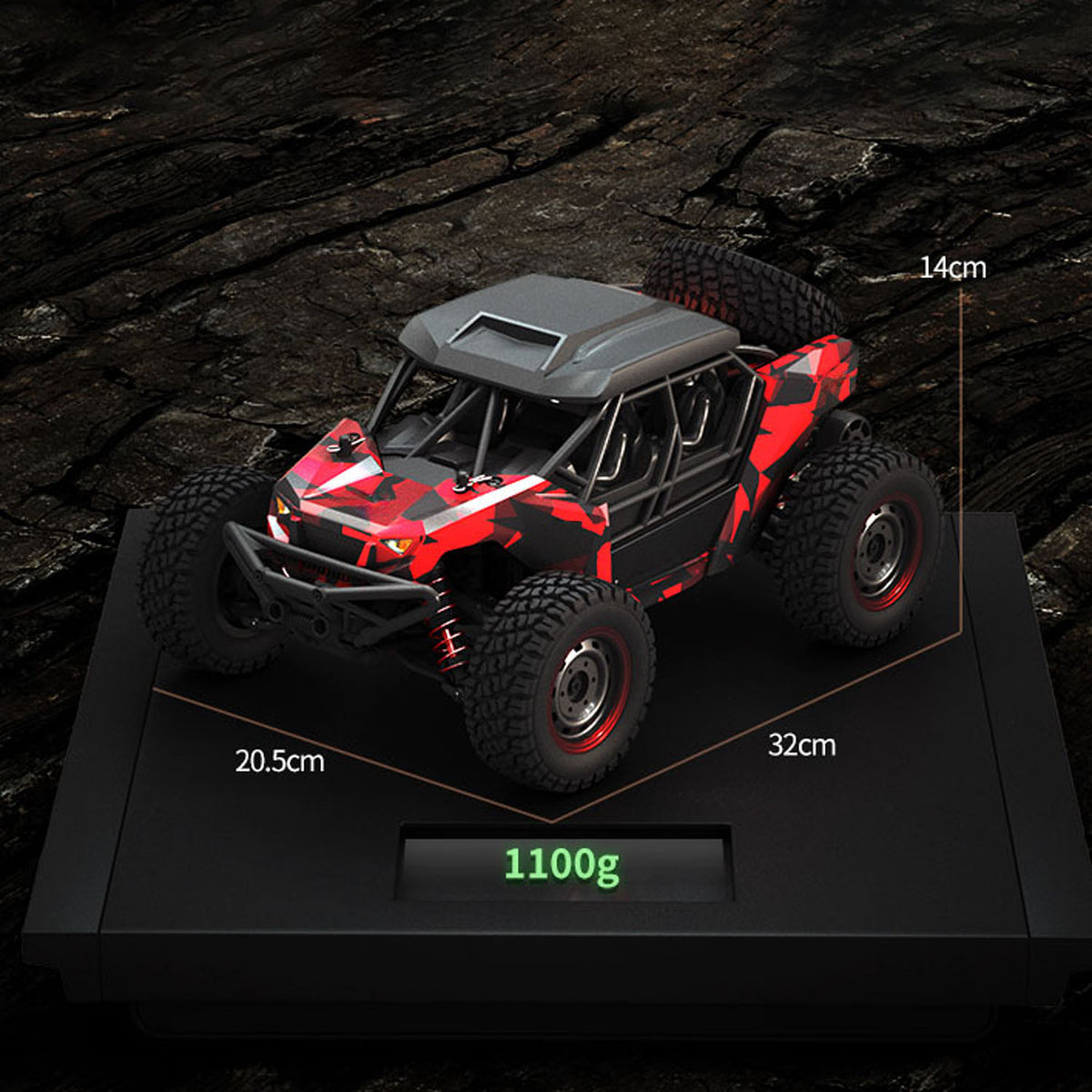 TOUCAN RC HOBBY Suchiyu SCY 16106 1/16 Remote Control Desert Truck AWD RC Off-Road Car Electric Model Vehicle PVC Shell Split Drive Shafts Brushed Motor