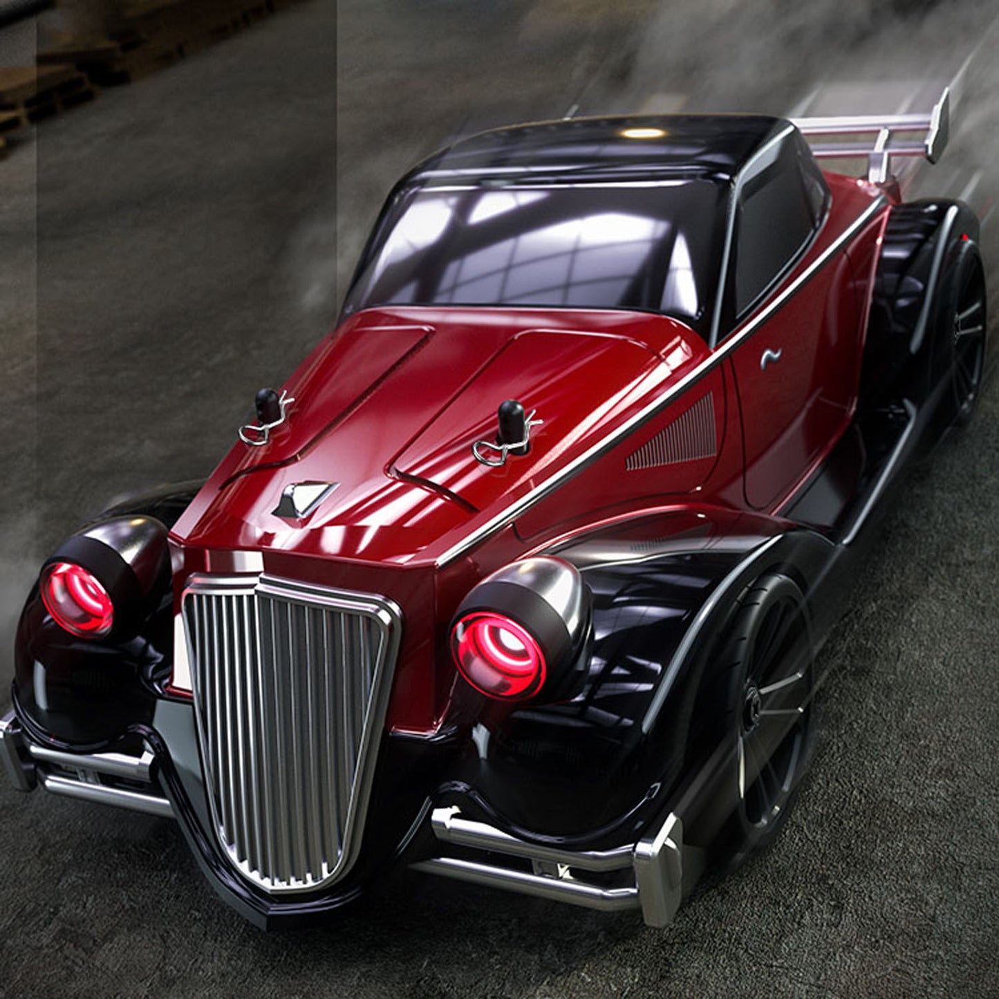 US Stock 35KM/H SCY 16302 1/16 4*4 RC Drift Vehicle Radio Controlled Model Vintage Car Metal Center Drive Shaft Low Voltage Cutoff