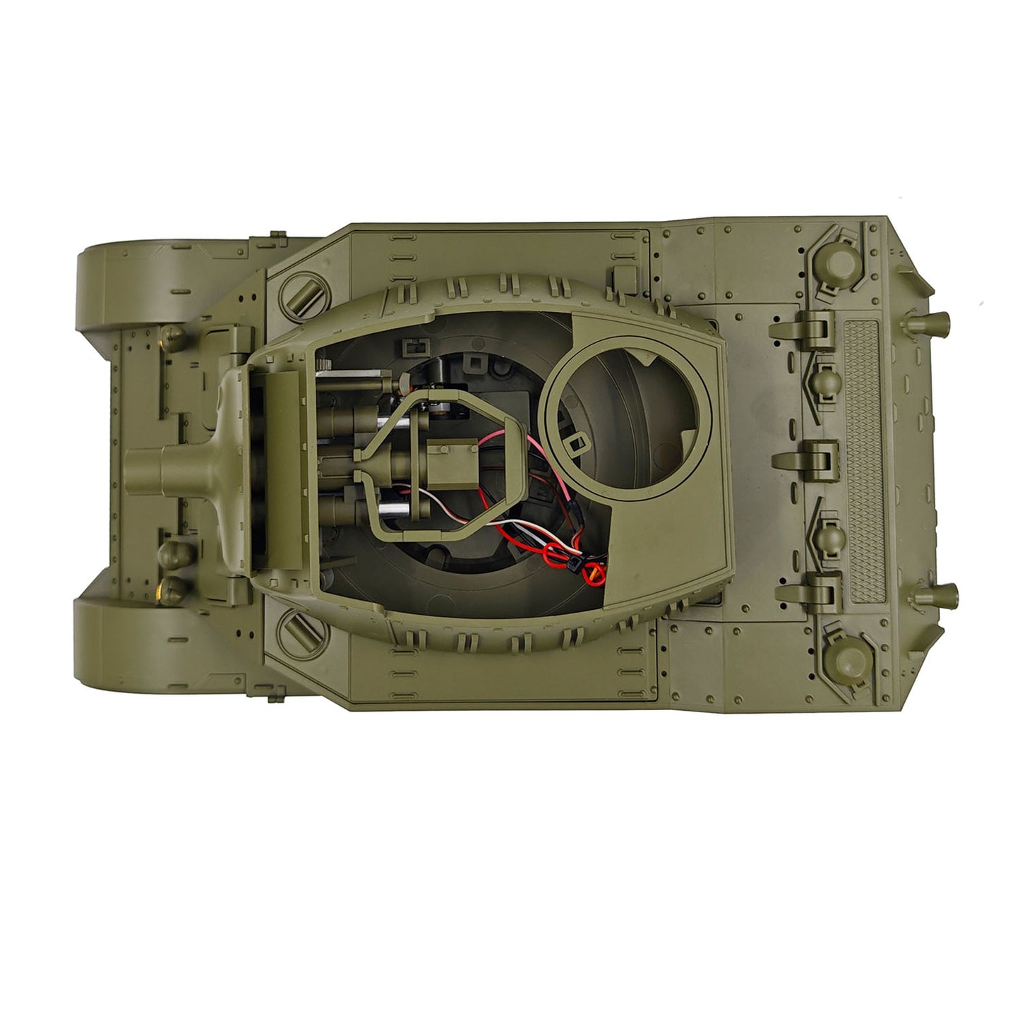 US Stock 1/16 CoolBank RC Tank M8 HMC Scott Radio Control Battle Tank Simulation 360?? Turret Rotary Smoke Sound Lights RTR Combat Vehicle