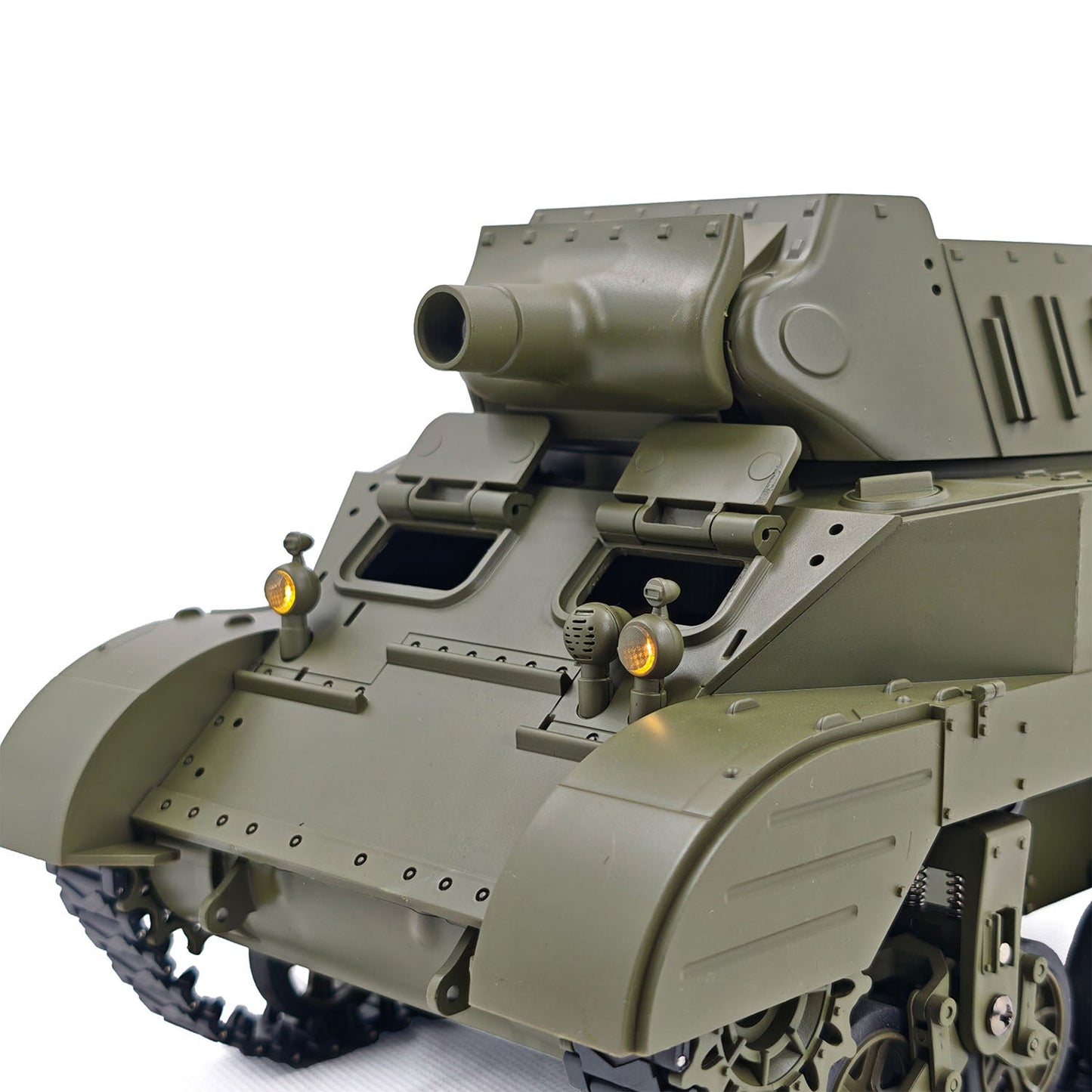 In Stock 1/16 CoolBank RC Tank M8 HMC Scott Radio Control Battle Tank Simulation 360 Degrees Turret Rotary Smoke Sound Lights RTR Combat Vehicle