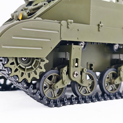 In Stock 1/16 CoolBank RC Tank M8 HMC Scott Radio Control Battle Tank Simulation 360 Degrees Turret Rotary Smoke Sound Lights RTR Combat Vehicle