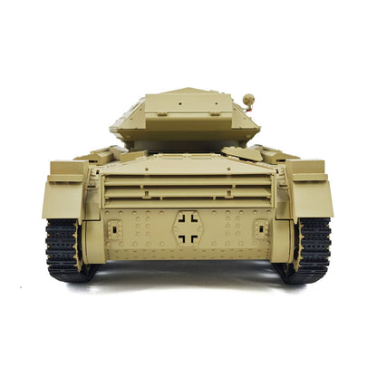 US Stock 1/16 RC Battle Tank CoolBank Crusader MK III 2.4G Remote Control RTR Military Tank Model 360??Turret Rotary Smoke Sound Lights