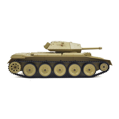 In Stock 1/16 RC Battle Tank CoolBank Crusader MK III 2.4G Remote Control RTR Military Tank Model 360??Turret Rotary Smoke Sound Lights