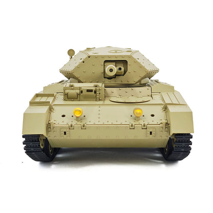 In Stock 1/16 RC Battle Tank CoolBank Crusader MK III 2.4G Remote Control RTR Military Tank Model 360??Turret Rotary Smoke Sound Lights