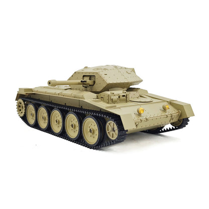 US Stock 1/16 RC Battle Tank CoolBank Crusader MK III 2.4G Remote Control RTR Military Tank Model 360??Turret Rotary Smoke Sound Lights