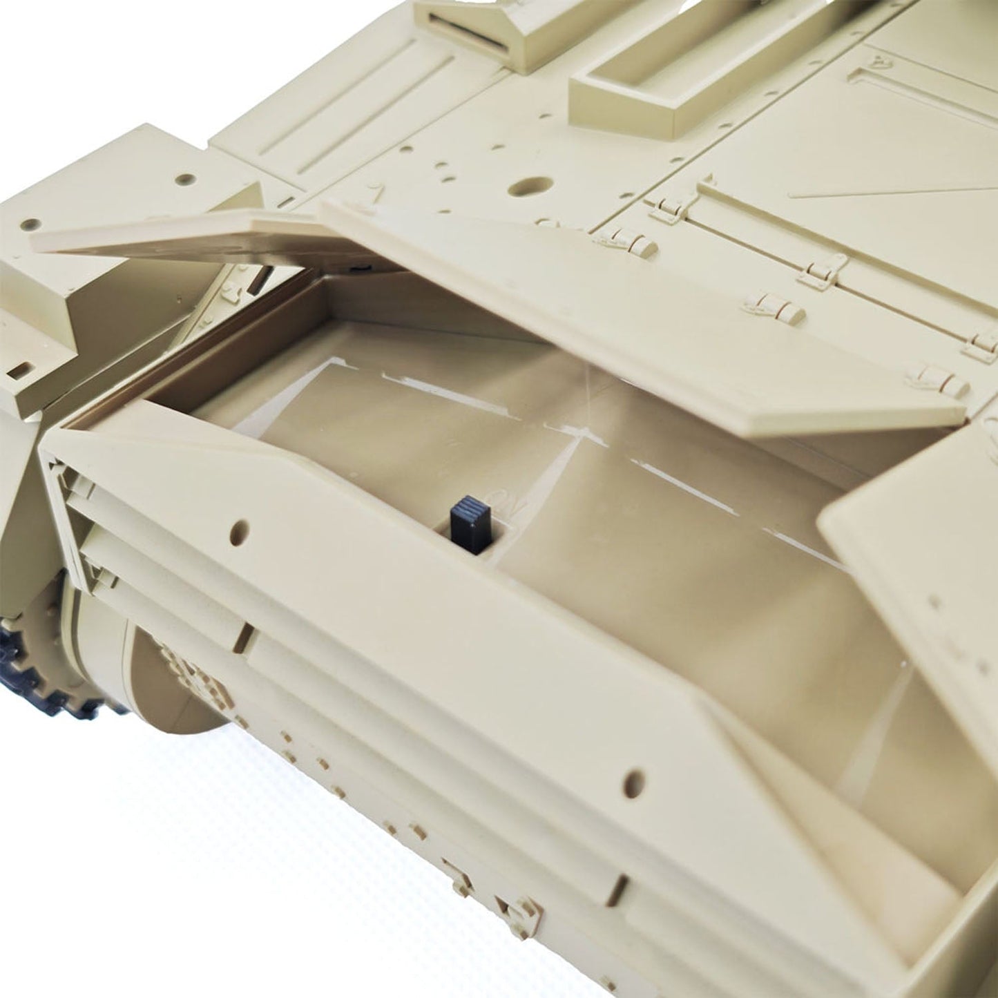 In Stock 1/16 RC Battle Tank CoolBank Crusader MK III 2.4G Remote Control RTR Military Tank Model 360??Turret Rotary Smoke Sound Lights