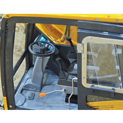 1/12 Remote Control Hydraulic Wheeled Excavator PW180 10CH Valve Metal Construction Vehicle Axle Lock Support Legs Front Shovel