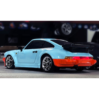 In Stock 10KM/H 1/18 2.4G Remote Control Drift Car LDRC LD1898 4*2 RC Racing Vehicles 911 Gyroscope Metal Shell Drive Shaft Light RTR
