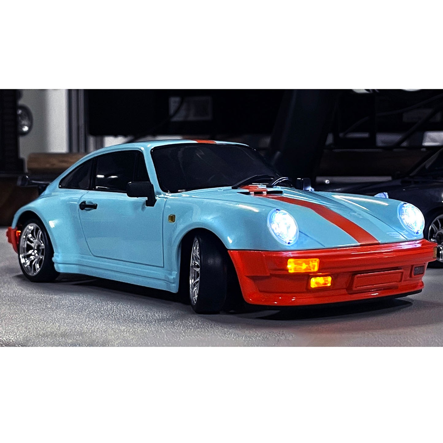 In Stock 10KM/H 1/18 2.4G Remote Control Drift Car LDRC LD1898 4*2 RC Racing Vehicles 911 Gyroscope Metal Shell Drive Shaft Light RTR