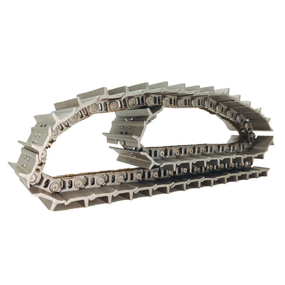 Full Metal Tracks for 1/14 Radio Control Hydraulic Bulldozer JDM-98 RC Engineering Vehicles DIY Model Optional Upgraded Part