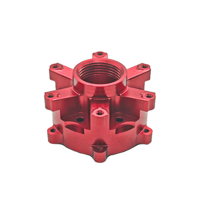 Model Upgrade Part Metal Spoke Rear Wheel Hub for TAMIYA 1:14 Scale 56379 56373 56371 6X4 8X4 770S RC Tractor Truck Accessories