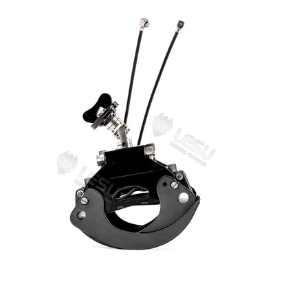 LESU Metal Sieve/Grading/Tilting Bucket Log Grapple Beam Ripper Cultivator Rake for 1/14 Remote Controlled Hydraulic Excavator PC30 B0003