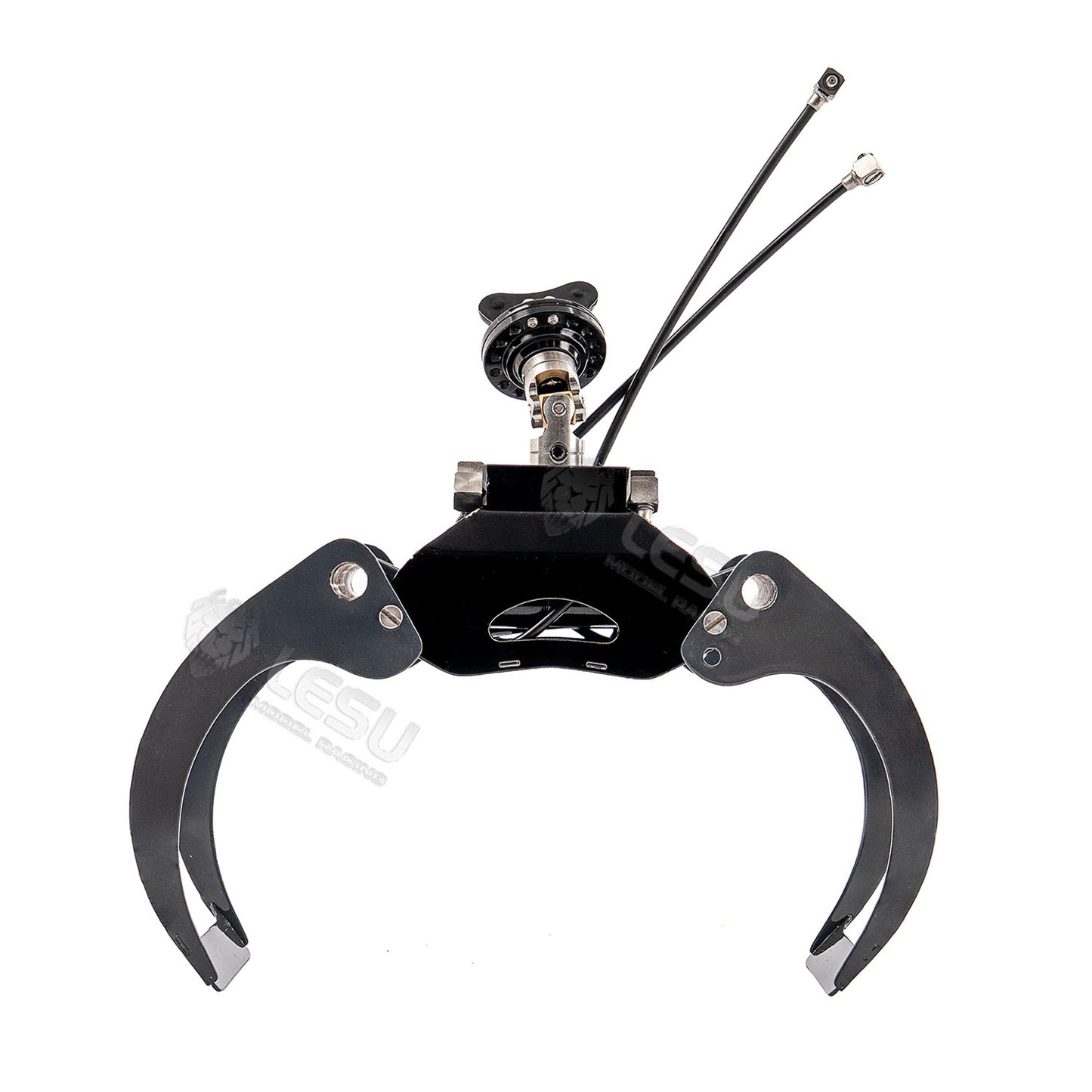 LESU Metal Sieve/Grading/Tilting Bucket Log Grapple Beam Ripper Cultivator Rake for 1/14 Remote Controlled Hydraulic Excavator PC30 B0003