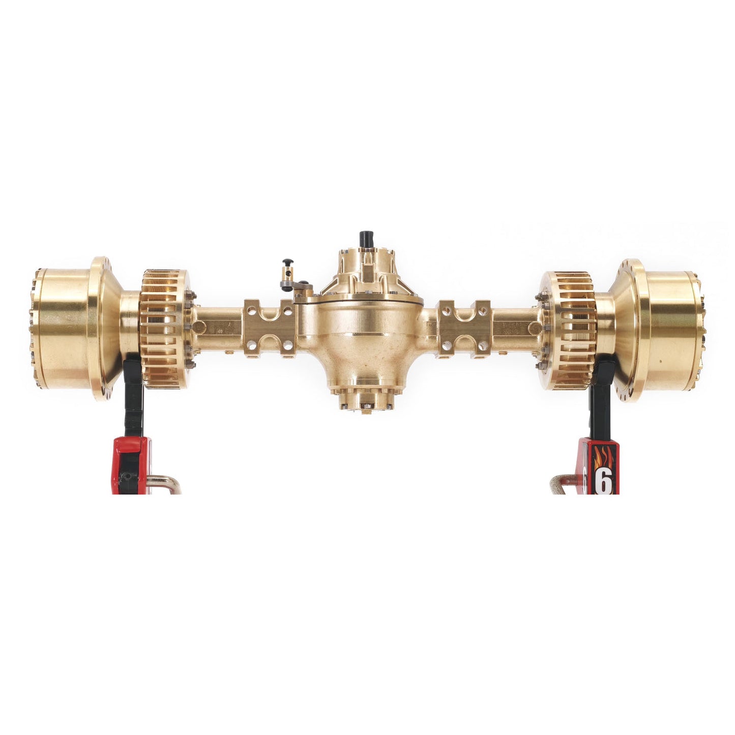 Brass Wheel Side Reduction Front/Rear Axles for 1/14 RC Articulated Truck E450C Radio Control Hydraulic Loader ZW370 JDM-198