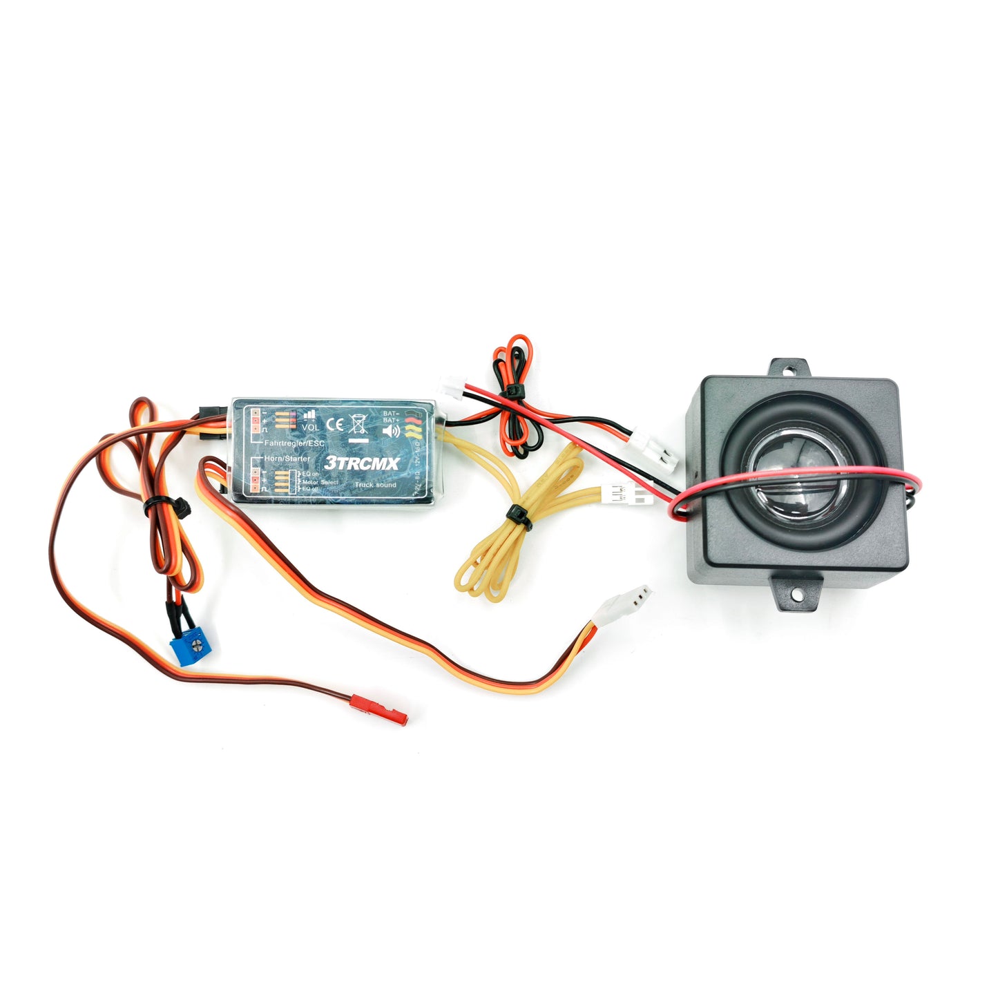 JDModel Light System Guard Rotating Lights 201/3T MAX Sound System for 1/14 Hydraulic RC Construction Vehicles Excavator Loader ZW370 Forklift JDM-121 Bulldozer JDM-198