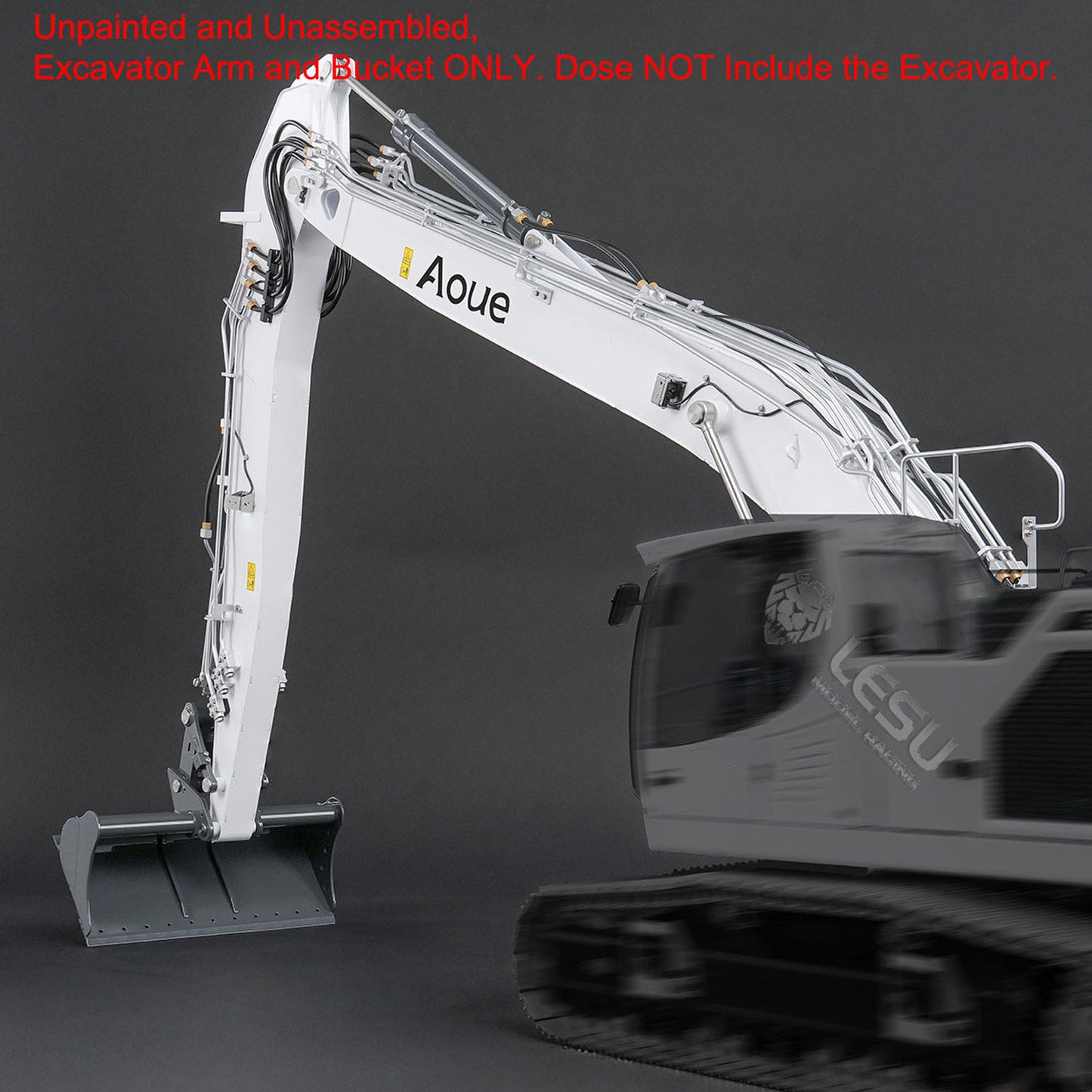 Metal Long Arm KIT for LESU 1/14 7CH Valves RC Hydraulic Excavator LR945 DIY Remote Control Digger Model Upgraded Refit Parts