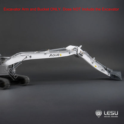 Metal Long Arm KIT for LESU 1/14 7CH Valves RC Hydraulic Excavator LR945 DIY Remote Control Digger Model Upgraded Refit Parts