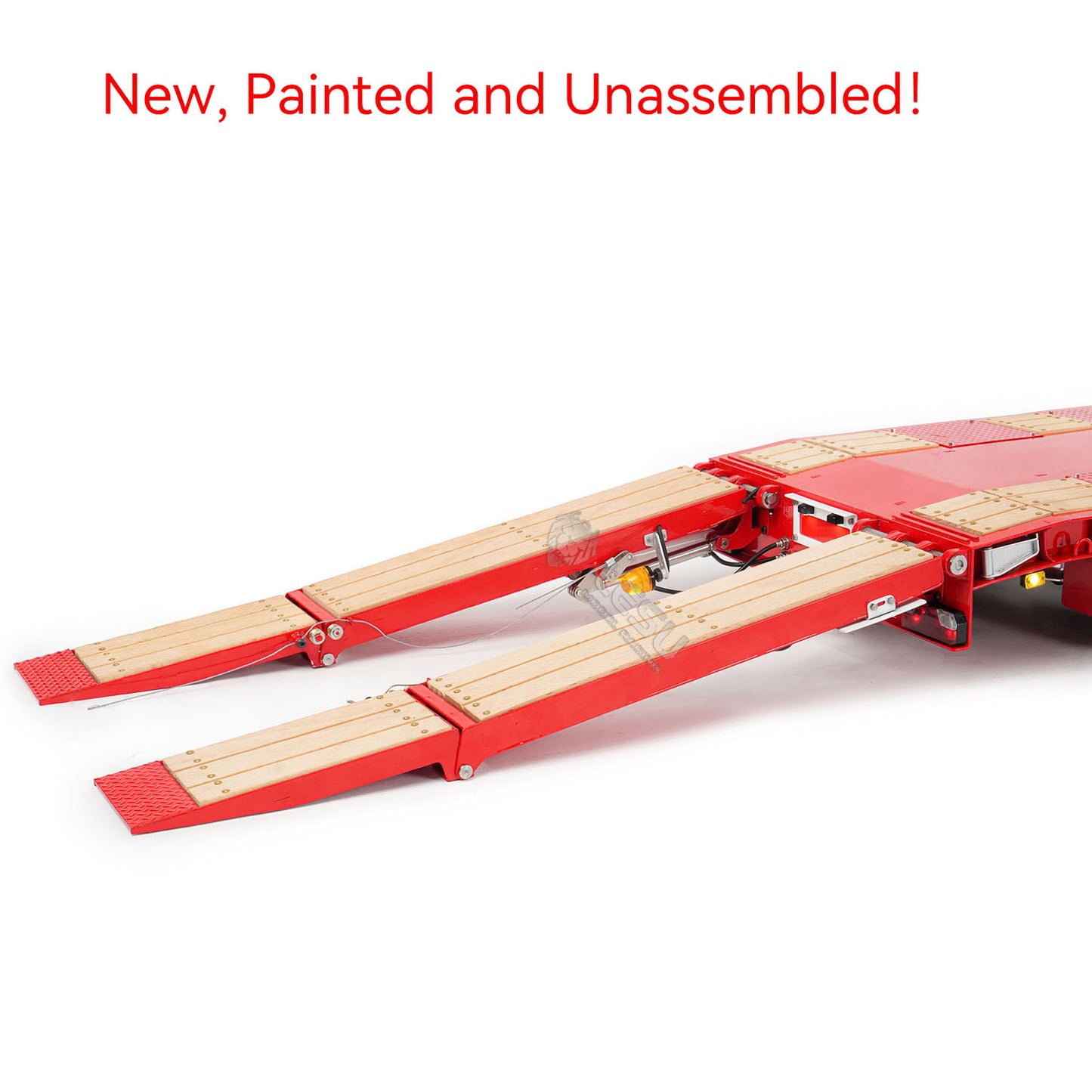 1/14 RC Metal Semi Trailer Painted KIT LESU A0055 Hydraulic System 5 Axles Steering for DIY Remote Control Dump Truck Model