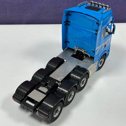 1/14 8x8 Remote Control Tractor Truck 2Speed Transmission RC Lorry Vehicle Metal Chassis Light Sound System No Differential Lock