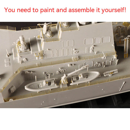 US Stock 1/200 I Love Kit 62009 USS Oscar Austin DDG-79 Destroyer Plastic Static DIY Model Kit Metal Anchor Chain For Adult Collection