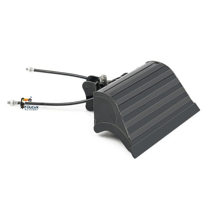 LESU Metal Sieve/Grading/Tilting Bucket Log Grapple Beam Ripper Cultivator Rake for 1/14 Remote Controlled Hydraulic Excavator PC30 B0003